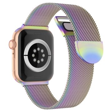 Apple Watch (41mm) klockarmband med magnetlås i milanesiskt rostfritt stål - Färgstark