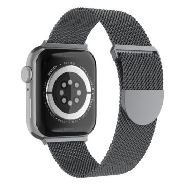 Apple Watch (41mm) klockarmband i milanesisk fin mesh - Blå / Grå