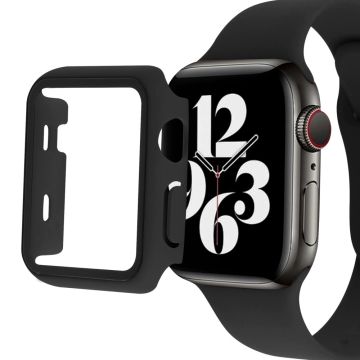 Apple Watch Series 8 (41mm) simple cover with tempered glass - Black