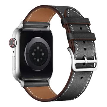 IMAK Apple Watch Series 8 (41mm) klockarmband i läder - Svart