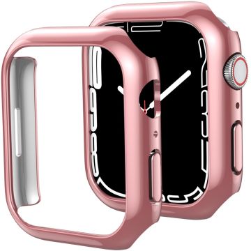 2 st AHASTYLE Apple Watch Series 8 (41 mm) elektroplåthölje - Roséguld