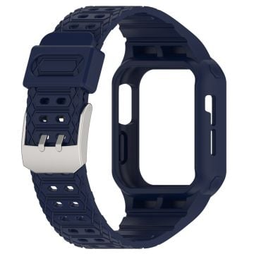 Apple Watch Series 8 (41mm) integrerat armband med fodral - Mörkblå