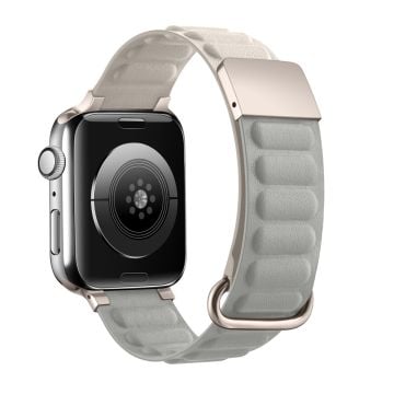 Apple Watch Series 8 (41mm) armband i äkta läder - Grå