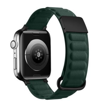 Apple Watch Series 8 (41mm) armband i äkta läder - Grön