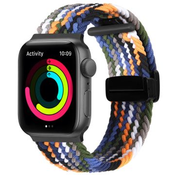 Apple Watch Series 8 (41 mm) nylonarmband i silikon - Denim