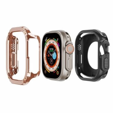 Apple Watch Series 8 (41 mm) skyddsram - Roséguld