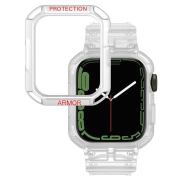 Apple Watch Series 8 (41mm) armband med fodral - Transparent