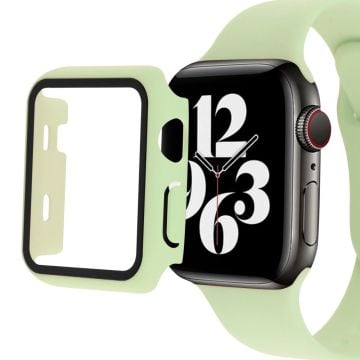 Apple Watch SE 2022 (40mm) cover with tempered glass screen protector - Light Green