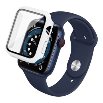 IMAK Apple Watch SE 2022 (40mm) cover with tempered glass - White