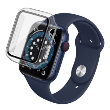 IMAK Apple Watch SE 2022 (40mm) cover with tempered glass - Transparent