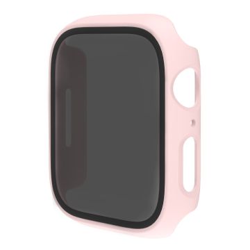 Apple Watch SE 2022 (44mm) / SE / 6 / 5 integrated cover with tempered glass - Pink