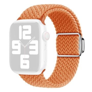 Apple Watch Series 9 41 mm flätat nylonarmband - Orange