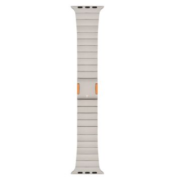 Apple Watch Series 9 41 mm armband i rostfritt stål - Titan Orange