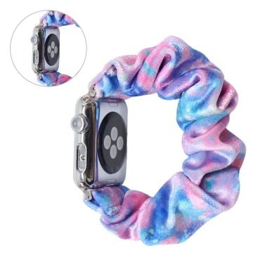 Apple Watch Series 6 / 5 44mm vibrant hairband style watch band - Blue / Pink / Sky Blue