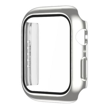 Apple Watch 40mm electroplating cover with tempered glass - Silver