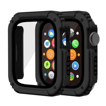 Apple Watch 40mm cover with tempered glass - Black