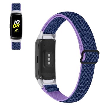 Samsung Galaxy Fit sportklockarmband i nylon - Lila / Blå