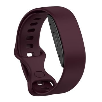 Amazon Halo Band klockarmband i silikon med fjärilsspänne - Mörklila