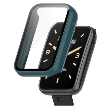 Xiaomi Mi Band 7 Pro cover with tempered glass - Pine Needle Green