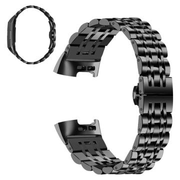 Fitbit Charge 4 / 3 stainless steel watch strap - Black