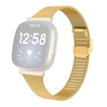 Fitbit Sense 2 / Versa 4 milanesisk rem i rostfritt stål - Guld