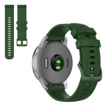 Garmin Venu 2S / Vivoactive 4S / Vivomove 3S solid color watch band - Army Green