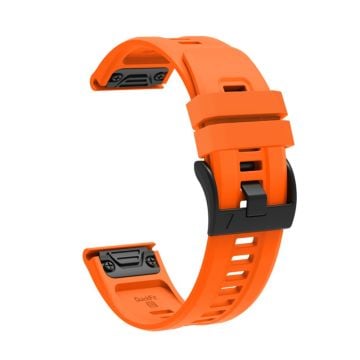 Garmin Fenix 7X klockarmband i silikon - Orange Röd