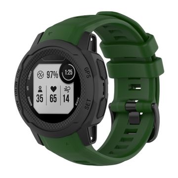 Garmin Instinct 2S klockarmband i silikon - Militärgrön