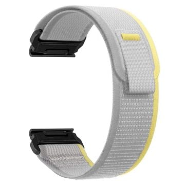 22 mm nylonarmband för Garmin / Amazfit och Coros klockor - Gul