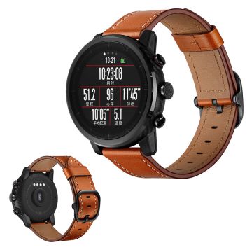 Amazfit / Stratos 2 / 2s klockarmband i koskinn - Brun