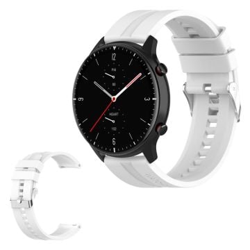 22mm silicone watchband for Amazfit devices - White