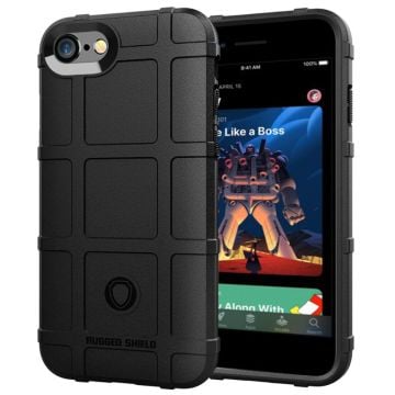 Rugged Shield iPhone SE 2020 / iPhone SE (2022) / iPhone 7 skal - Svart