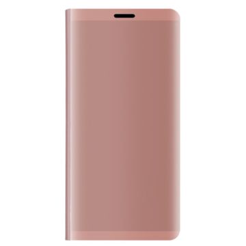 Plated Mirror Surface Leather Stand Cell Phone Shell for Huawei Mate 10 Pro - Rose Gold