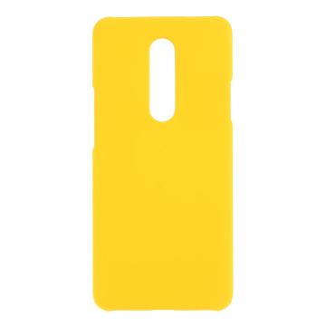 Rubberized PC Mobile Phone Case Accessory for OnePlus 7 Pro - Yellow