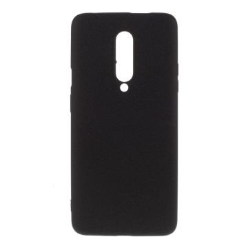 Double-sided Matte Cool TPU Shell Case for OnePlus 7 Pro - Black