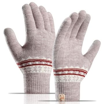 B8822 Winter Touch Screen Gloves - Purple