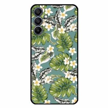 Imagine Samsung Galaxy M15 skal - Blad Av Groblad + Guldblomma