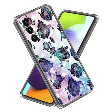 Deco Samsung Galaxy A25 skal - Lila Blommor