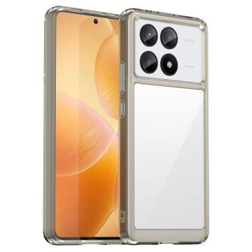 Xiaomi Redmi K70E / Xiaomi Poco X6 Pro smart telefonskal i akryl - Transparent Grå