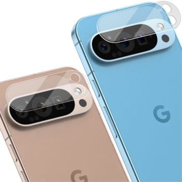 IMAK 2st ultragenomskinliga Google Pixel 9 Pro XL kameraskydd i glas