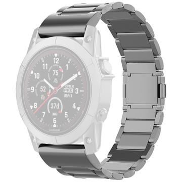 Garmin Fenix 7 / Forerunner 965 / 955 / 945 / 935 Klockarmband 22mm Magnetlås Metall Titanium Legering Armband - Grå