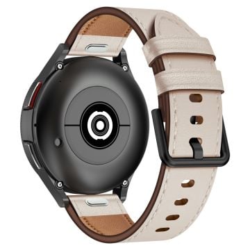 Huawei Watch GT 3 42mm / GT 3 Pro 43mm Top Layer Cowhide Justerbart armband 20mm klockarmband - Stjärnljus