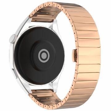 Huawei Watch 4 / 4 Pro / GT 4 46mm ersättningsklockarmband 22mm magnetiskt spänne zinklegeringsarmband - Guld