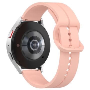 KALEBOL Huawei Watch 4 / 4 Pro / GT 4 46mm klockarmband 22mm silikonarmband Groove Design - Ljusrosa