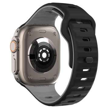 KALEBOL Apple Watch Series 41mm - 40mm - 38mm Silikonarmband Dual Color - Svart + Grå