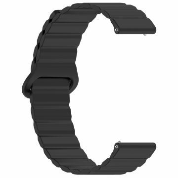 Garmin Vivoactive 5 Magnetiskt silikonarmband 20 mm justerbart ersättningsarmband - Svart