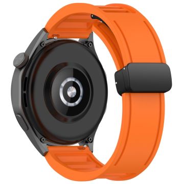 Huawei Watch 4 / Watch 4 Pro / Watch GT 4 46mm Magnetiskt klockarmband 22mm Bredd Silikonarmband Snabbkoppling - Orange