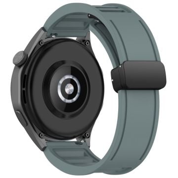 Huawei Watch 4 / Watch 4 Pro / Watch GT 4 46mm Magnetiskt klockarmband 22mm Bredd Silikonarmband Snabbkoppling - Mörkgrön