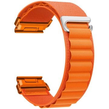 Garmin Fenix 7X Pro / 7X Watch Band 26mm Quick Release C Buckle Nylon Watch Strap - Orange