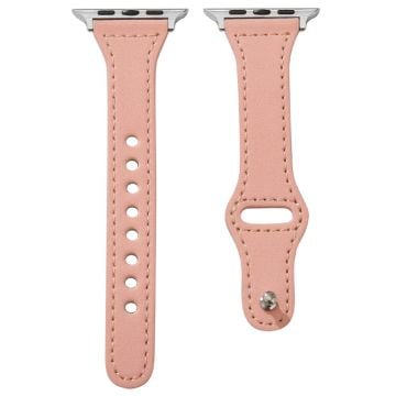 KALEBOL Apple Watch Series 41mm - 40mm - 38mm Watch Strap, Small Buckle - Pink